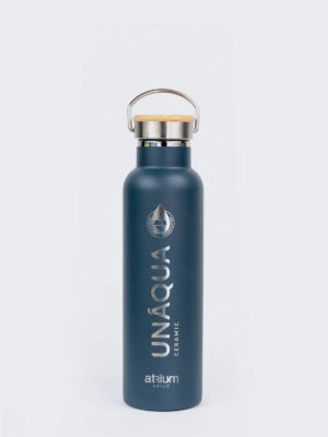 Botella reutilizable Unaqua Ceramic Safari Azul medianoche