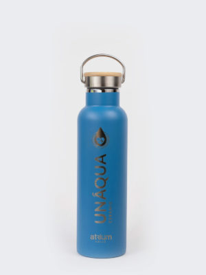 Botella reutilizable UNAQUA Ceramic SAFARI Azul océano