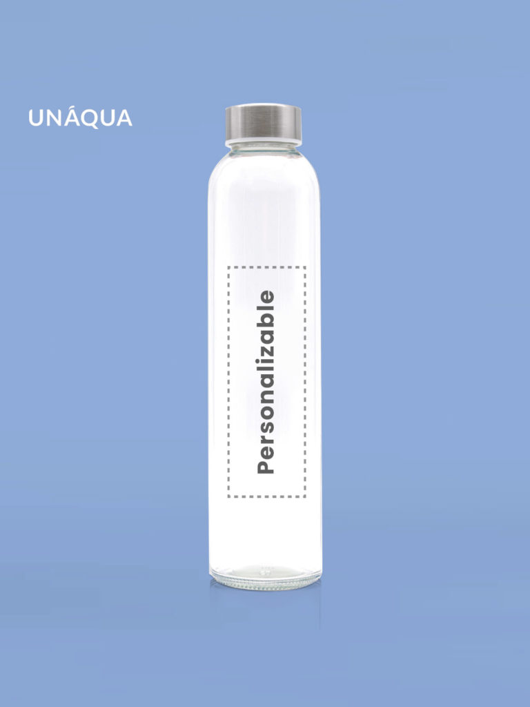 Botella de cristal Unaqua crystal erya 75