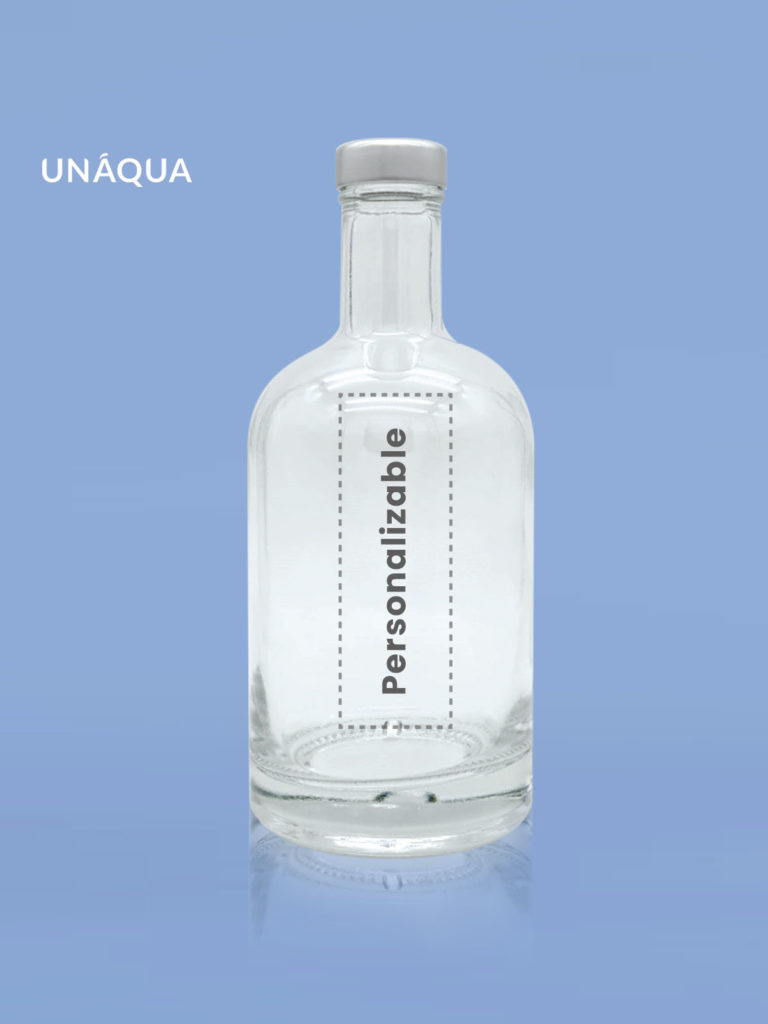 Botella de cristal Unaqua crystal OSLO 70