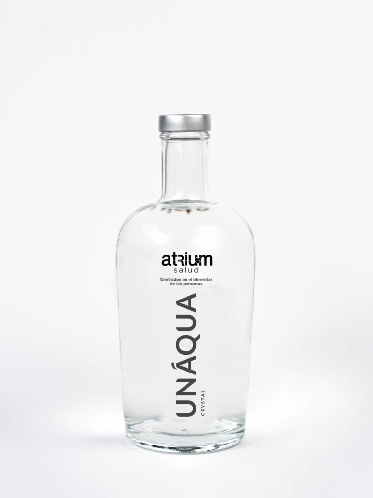 botella de cristal UNAQUA Crystal original TEO