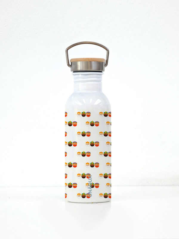 Botella de acero reutilizable UNAQUA Steel Reyes Majos